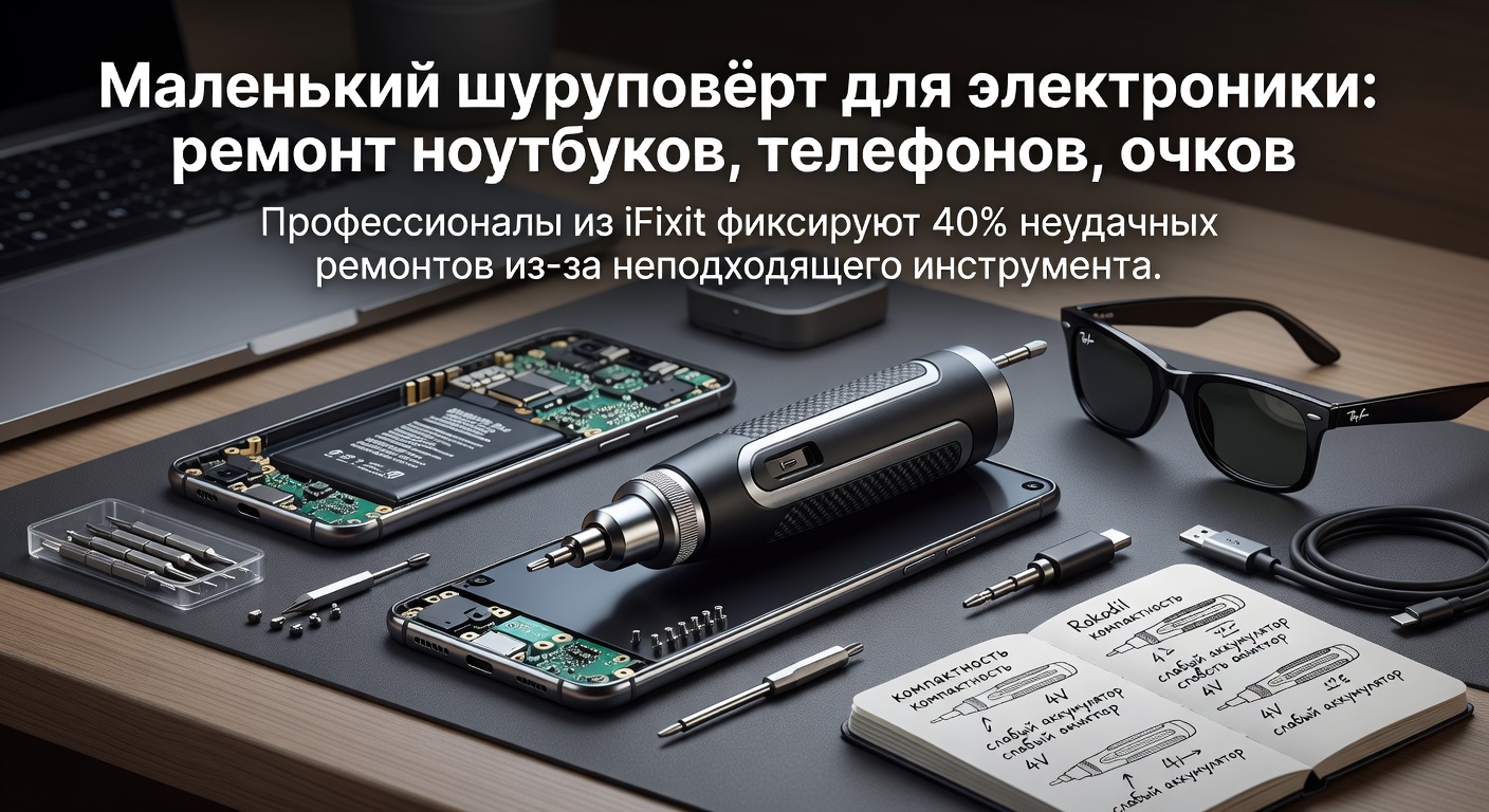 Маленький шуруповёрт для электроники: ремонт ноутбуков, телефонов, очков — разбираем особенности и сравниваем с аналогами