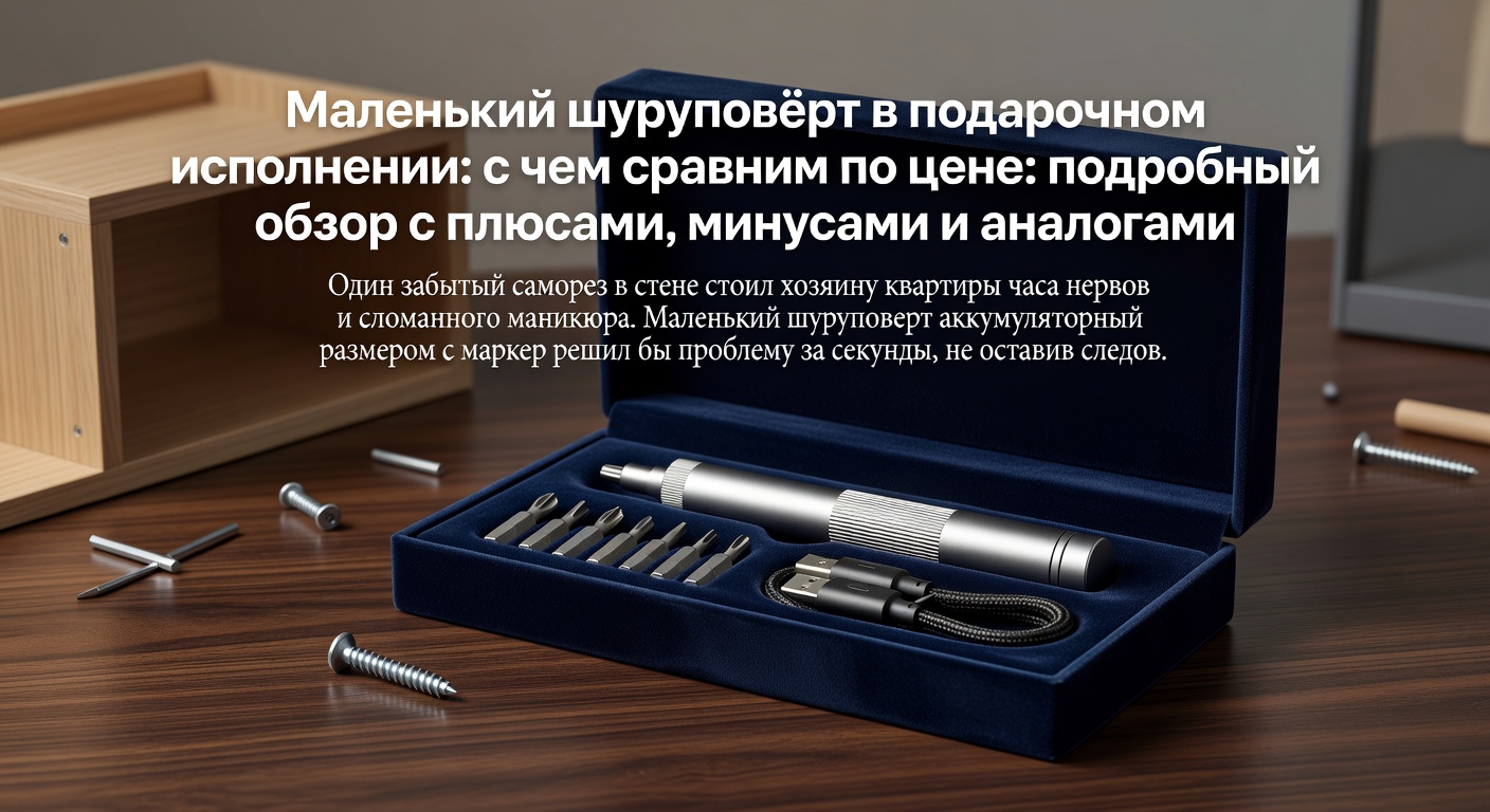 Маленький шуруповёрт в подарочном исполнении: с чем сравним по цене: подробный обзор с плюсами, минусами и аналогами